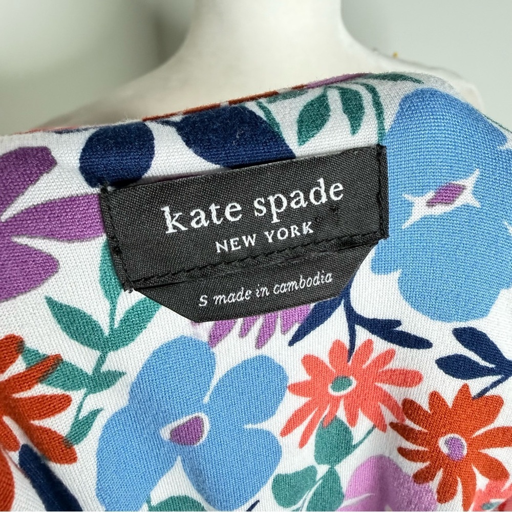 Kate Spade Floral Pajama Set Pants Shirt S - Picture 2 of 4